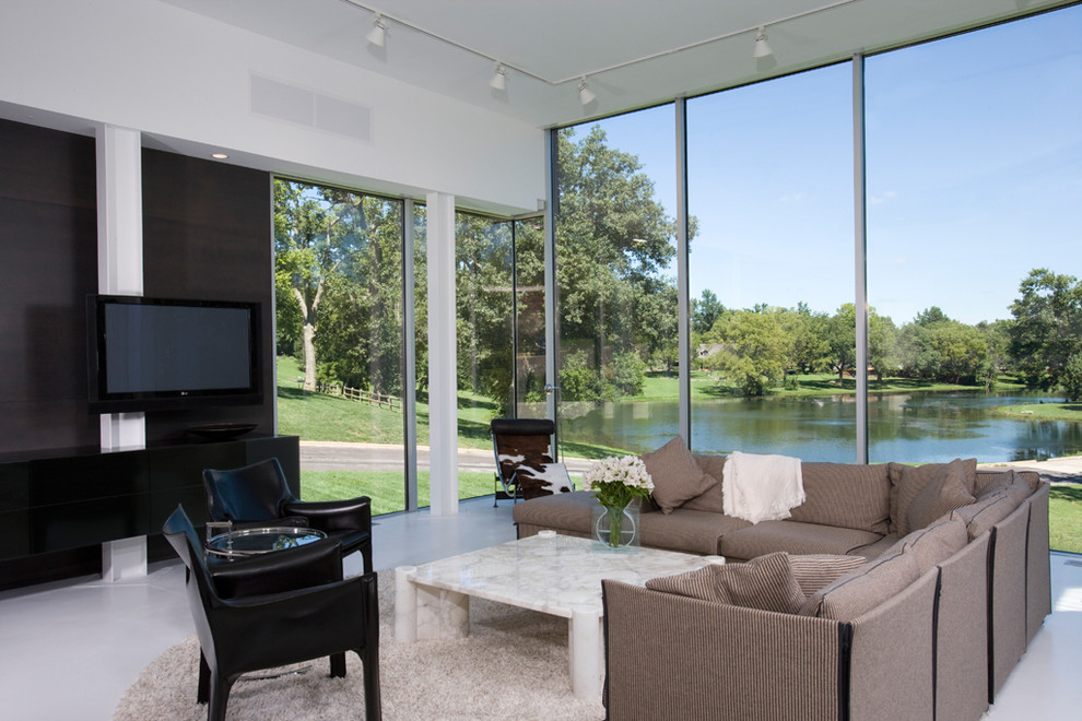 The Residence Modern Living Room Kansas City By Hufft Houzz   The Residence Hufft Img~0491b2a50eb2b4b5 9 3151 1 499ba40 