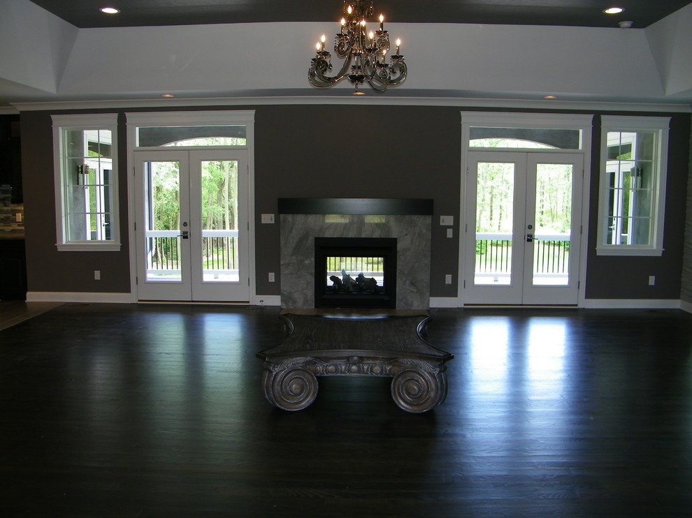The Scioto Pointe Modern Living Room Columbus by Castlestone Homes LLC Houzz