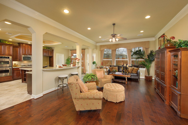 The Shiloh - Traditional - Living Room - Houston - by Tilson Homes ...
