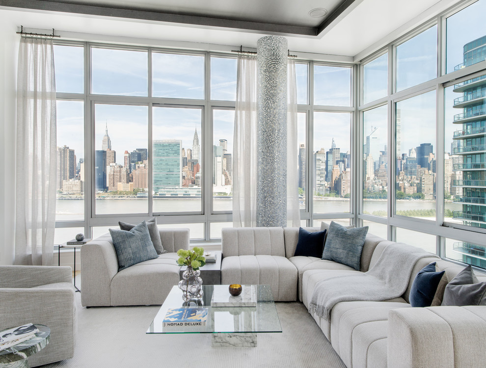 The View Contemporary Living Room New York by Interior Marketing Group Houzz