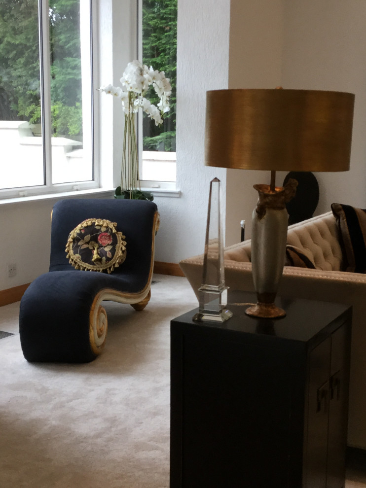 The WOW FACTOR In WHITECRAIGS Modern Living Room Glasgow by XS