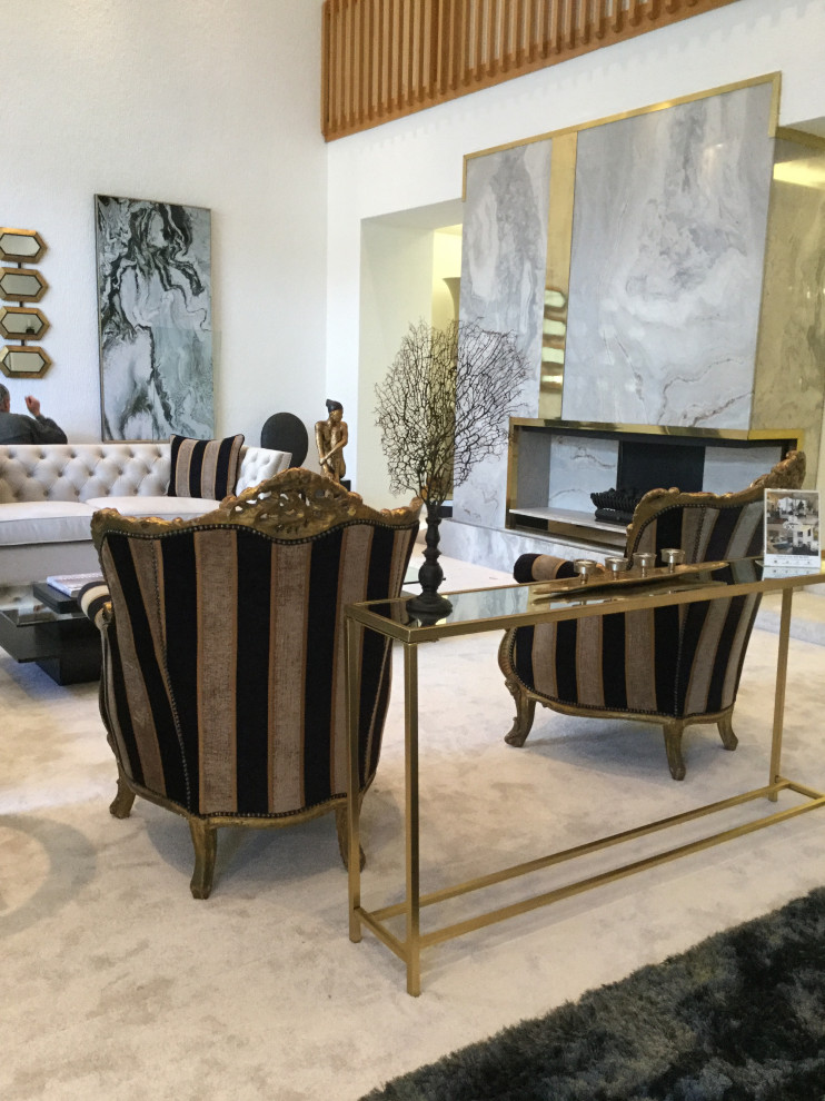 The WOW FACTOR In WHITECRAIGS Modern Living Room Glasgow by XS