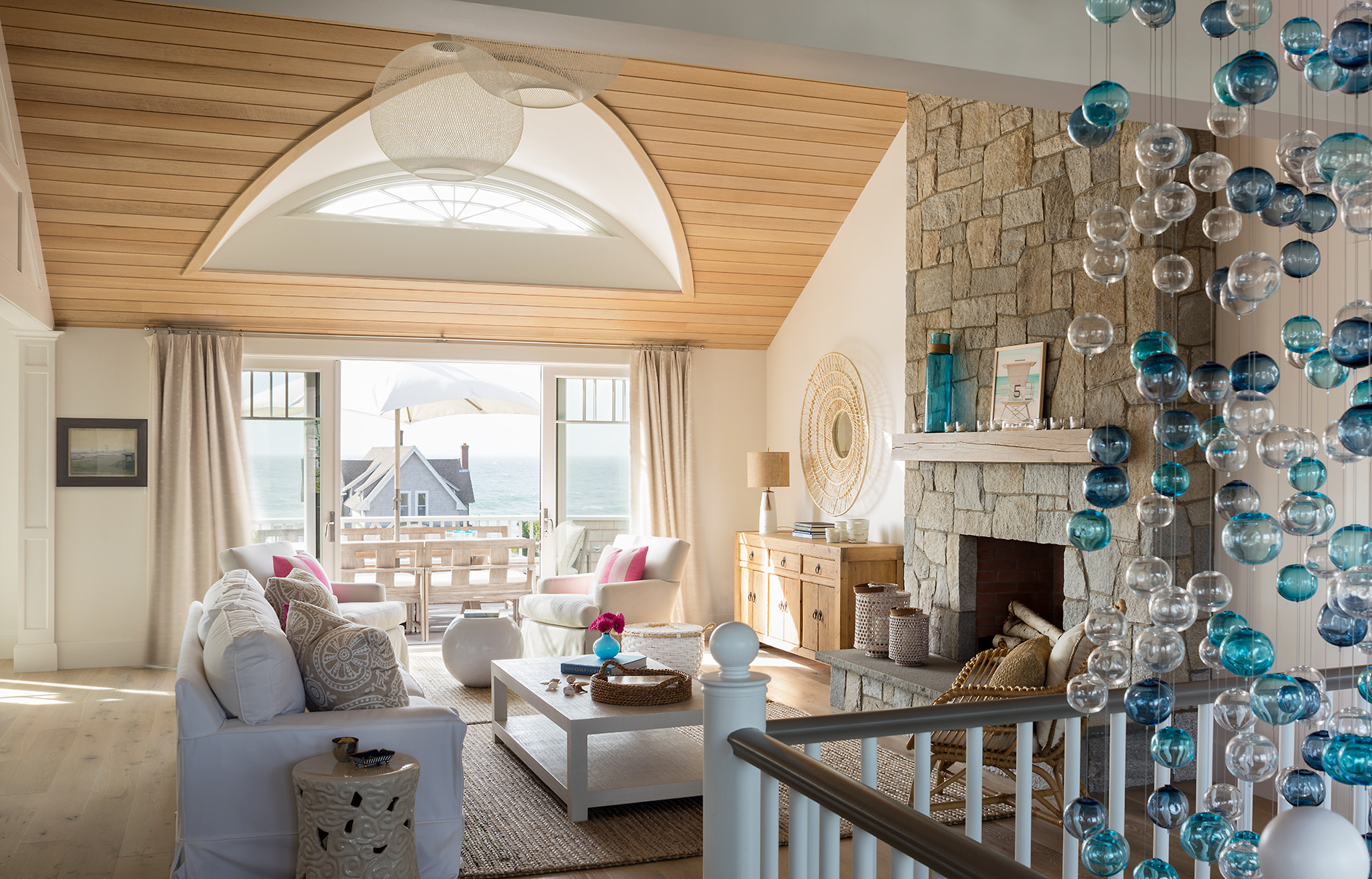 75 Beautiful Coastal Living Room, Seaside Living Room Ideas