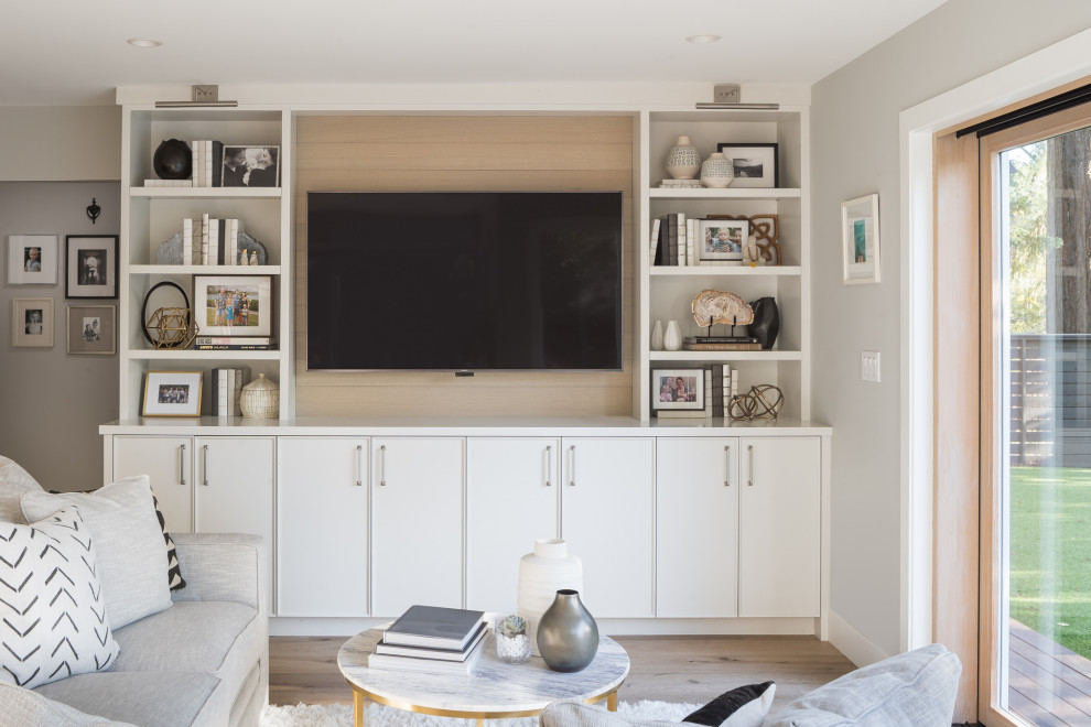 Tiburon Addition & Remodel Transitional Living Room San Francisco