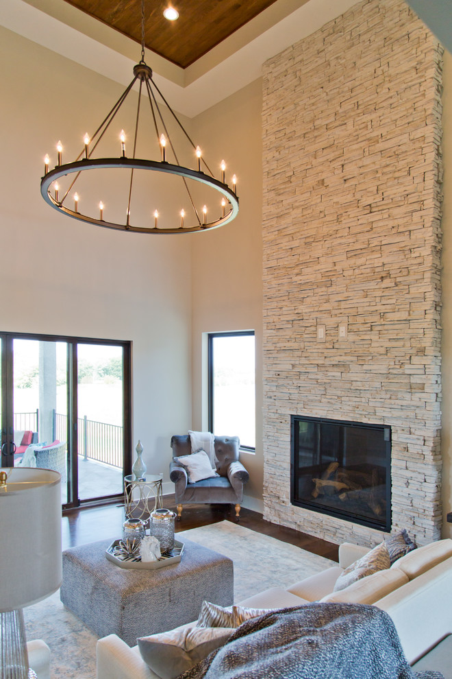 Todd Hill Homes for 2018 Fall Parade of Homes in Kansas City Modern Living Room St Louis