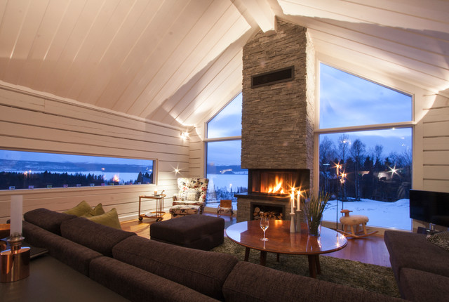 Houzz Tour: Gammalt härbre i Åre fick hypermodern tillbyggnad