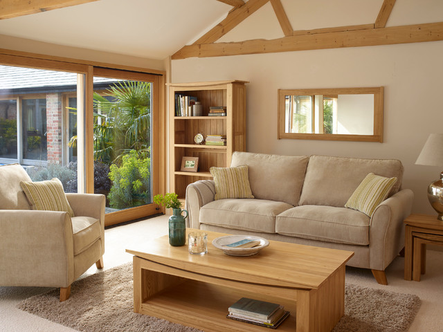 Tokyo - Natural Solid Oak Living Room. - Rustic - Living Room - Wiltshire -  by User | Houzz