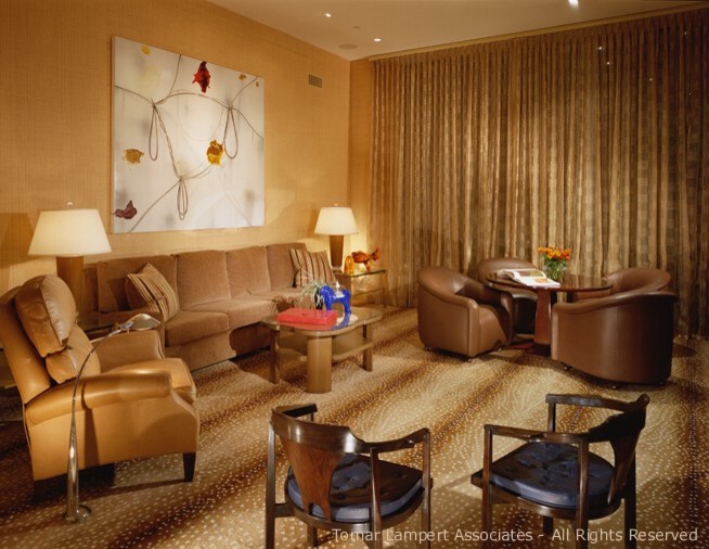 Tomar Lampert Associates Contemporary Living Room Los Angeles