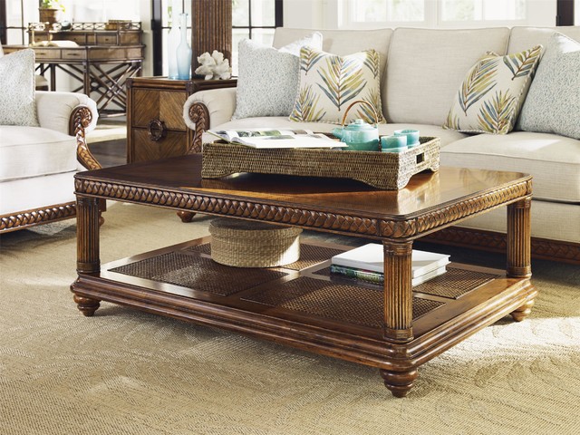 Tommy Bahama Home Bali Hai Vinyard Point Rectangular Tail Table Tropical Living Room Miami By Baer S Furniture Houzz Tommy Bahama Home Bali Hai Vinyard, Baer S Furniture Co Inc Sarasota Fl