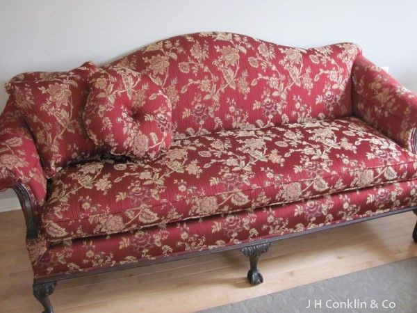 Traditional Camel Back Sofa - Living Room - Philadelphia - by JH Conklin &  Co | Houzz