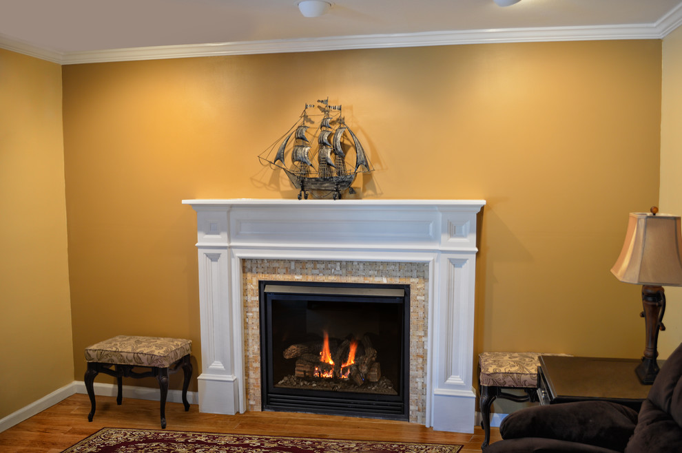 Traditional fireplace Traditional Living Room New York by Ember