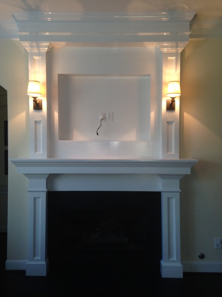 Traditional Fireplace Makeover Houston Traditional Living Room