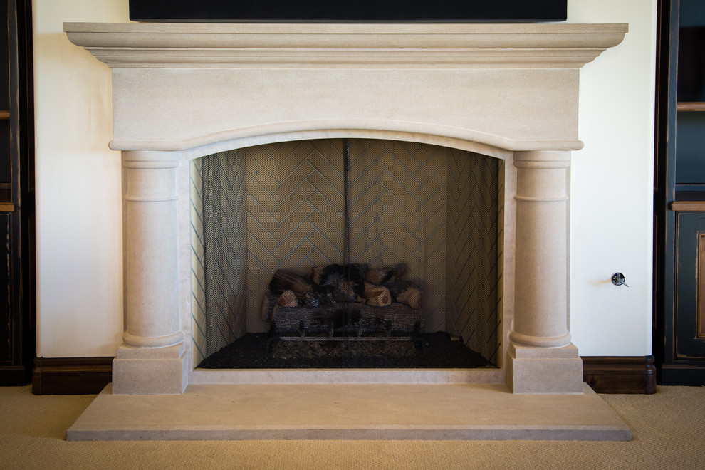 Traditional Fireplaces - Traditional - Living Room - Santa Barbara - by ...