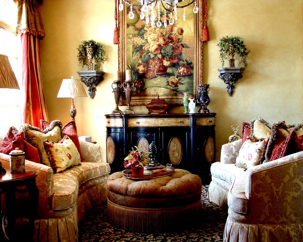 Classic formal living room in Salt Lake City.