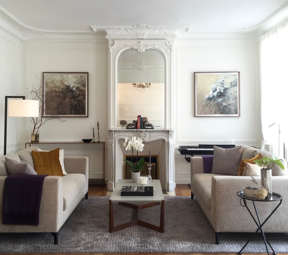 Traditional Living Room - Traditional - Living Room - Paris | Houzz
