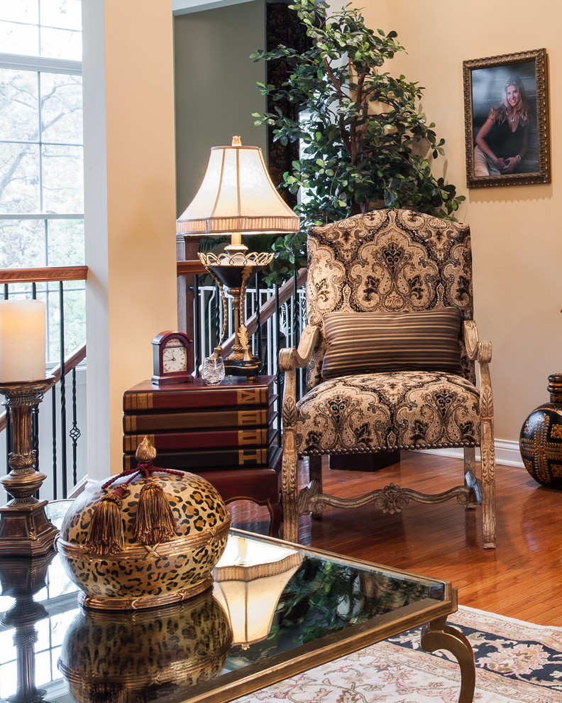 Traditional. Neutral Living Room Traditional Living Room St Louis