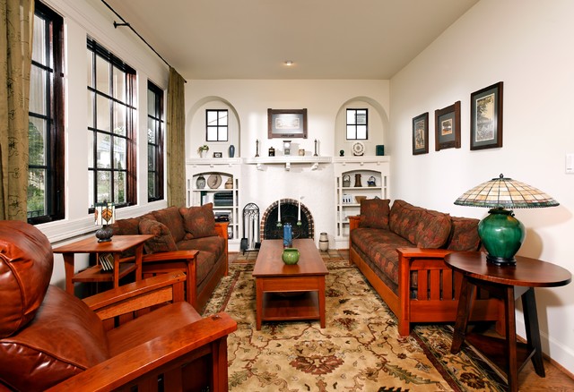 Traditional Spanish Colonial - Living Room - Mediterráneo - Salón -  Washington D. C. - de EnviroHomeDesign LLC | Houzz