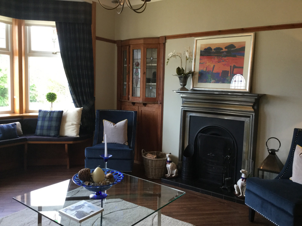 Transitional Family Lounge Transitional Living Room Glasgow by