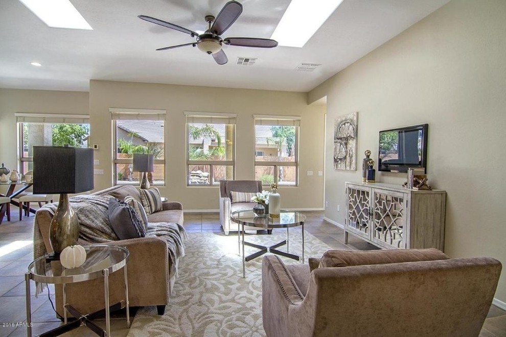 Transitional Home Chandler, AZ - Transitional - Living ...