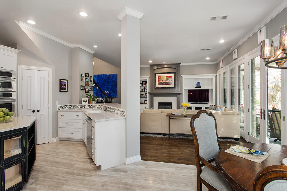 Transitional Home Interior in Starwood Frisco, TX Transitional