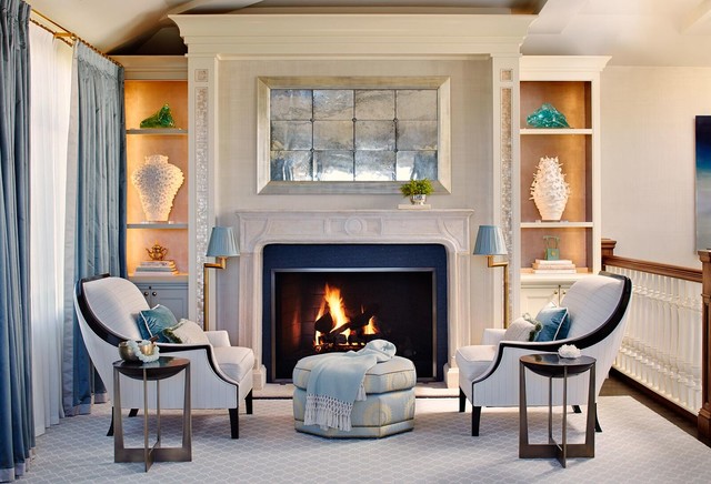 Houzz transitional living online rooms