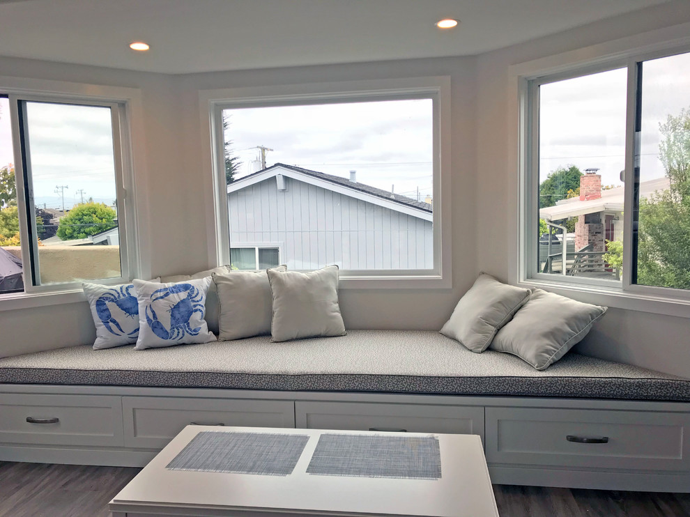 Inspiration for a coastal living room remodel in San Francisco