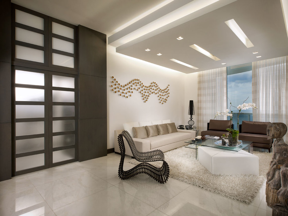 Esempio di un soggiorno design