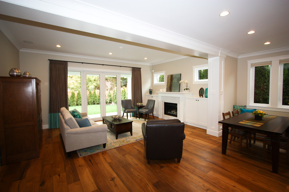 Tsawwassen Custom Home Traditional Living Room Vancouver by SGDI Sarah Gallop Design