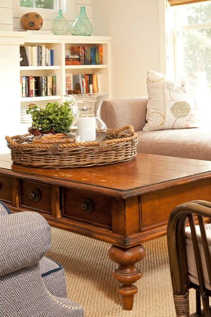 Urban Farmhouse Country Living Room Minneapolis by REFINED
