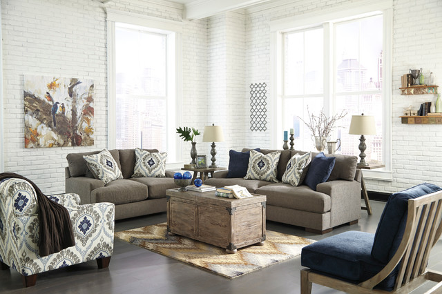 Ashley furniture living room sofa set deals