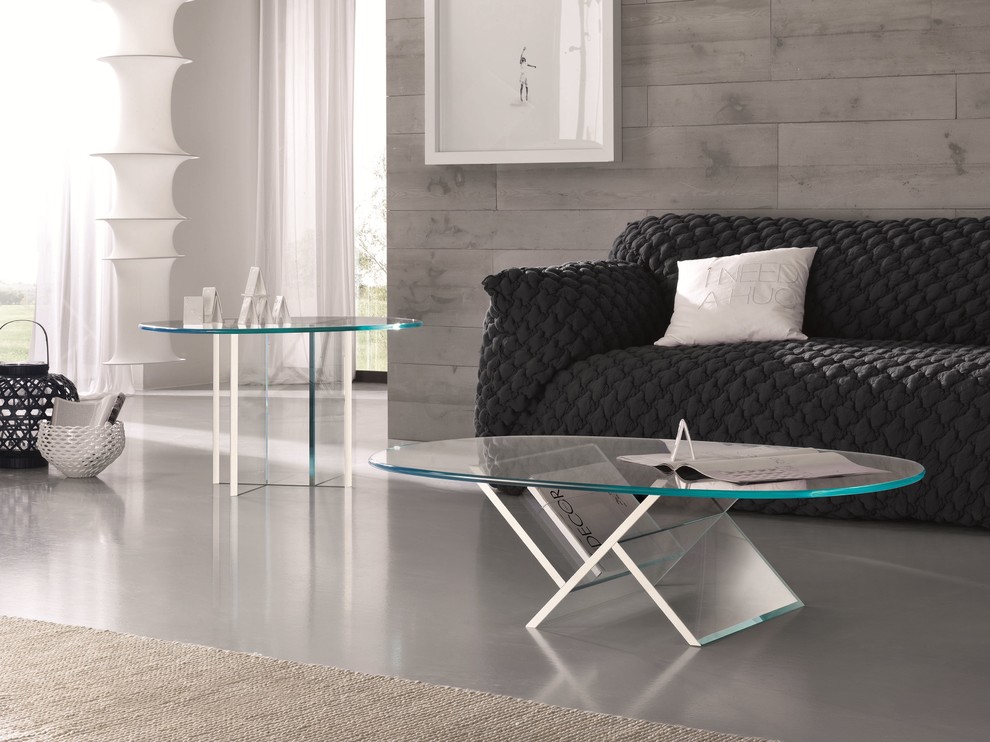 Inspiration for a modern living room remodel in Philadelphia