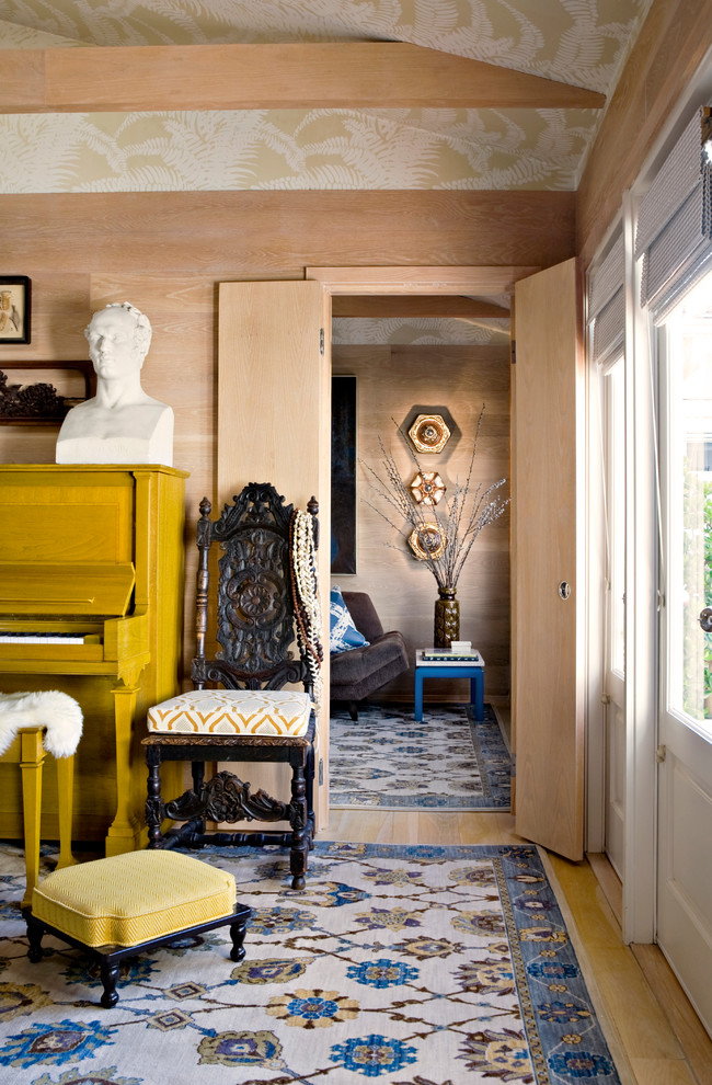 Photo of an eclectic living room in Los Angeles.
