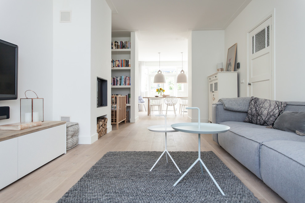 Design ideas for a scandi living room in Amsterdam.