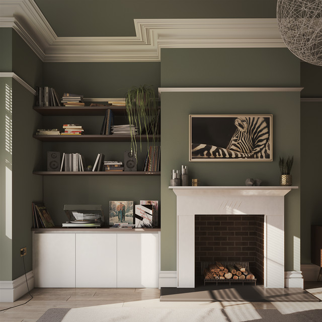 Victorian Terraced Livingroom Midcentury Living Room Other By Dibujo Design Interiors Houzz Au