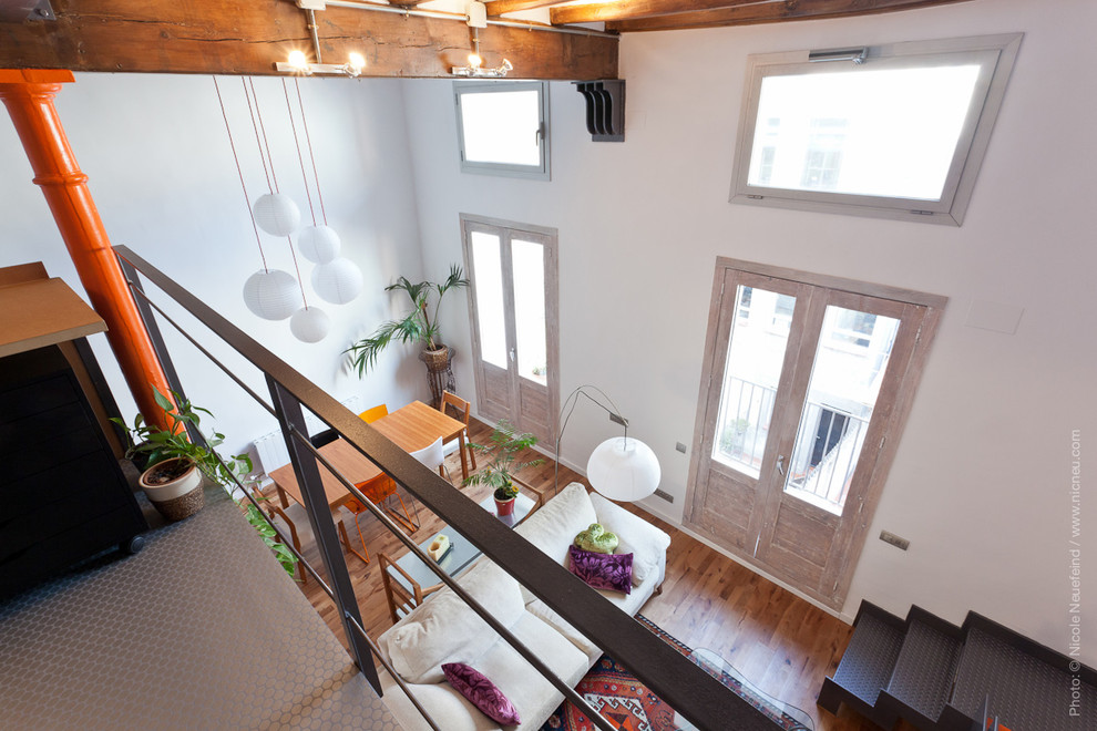 View from the mezzanine - Contemporary - Living Room - Barcelona | Houzz