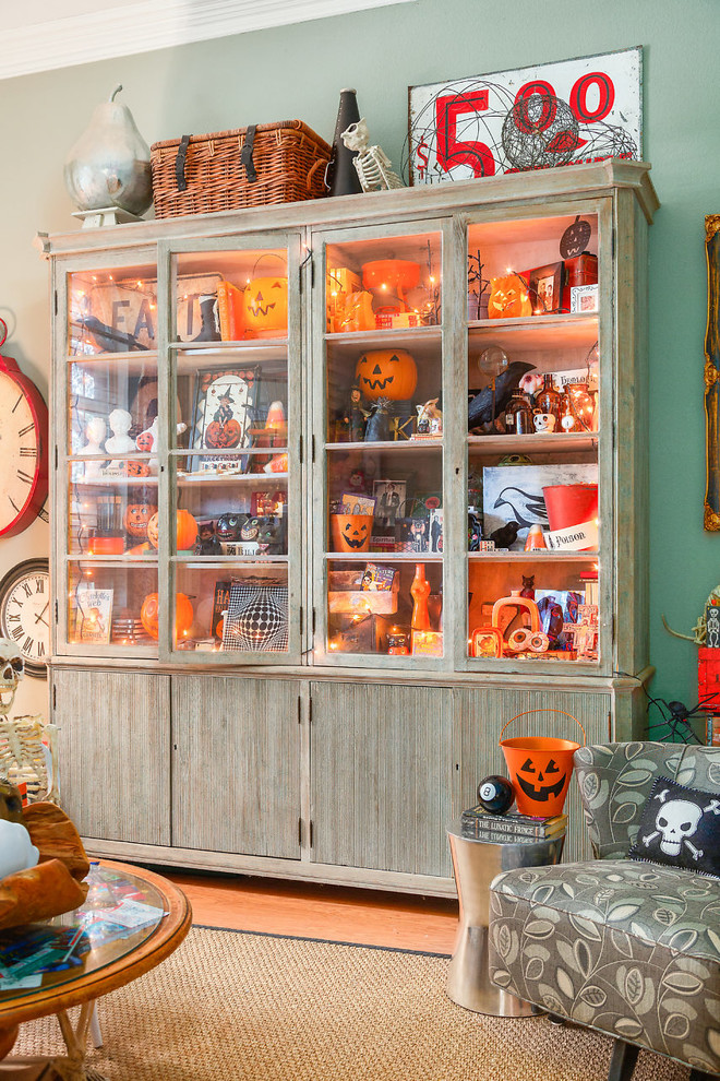 Vintage Halloween House - Eclectic - Living Room - Dallas - by Home ...