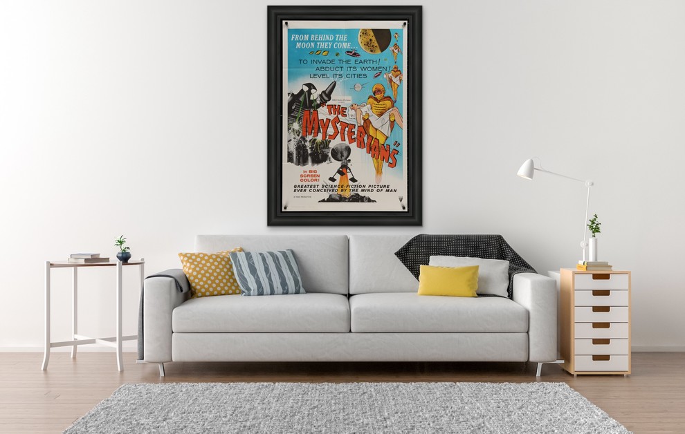 Vintage Movie Posters Modern Living Room London by Art of the