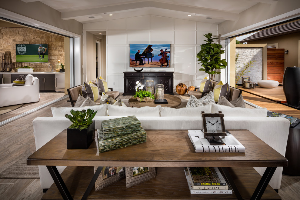 Vista Dorado Transitional Living Room San Francisco by Shea