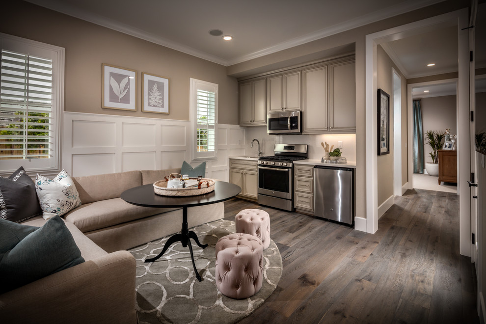 Vista Dorado Transitional Living Room San Francisco by Shea