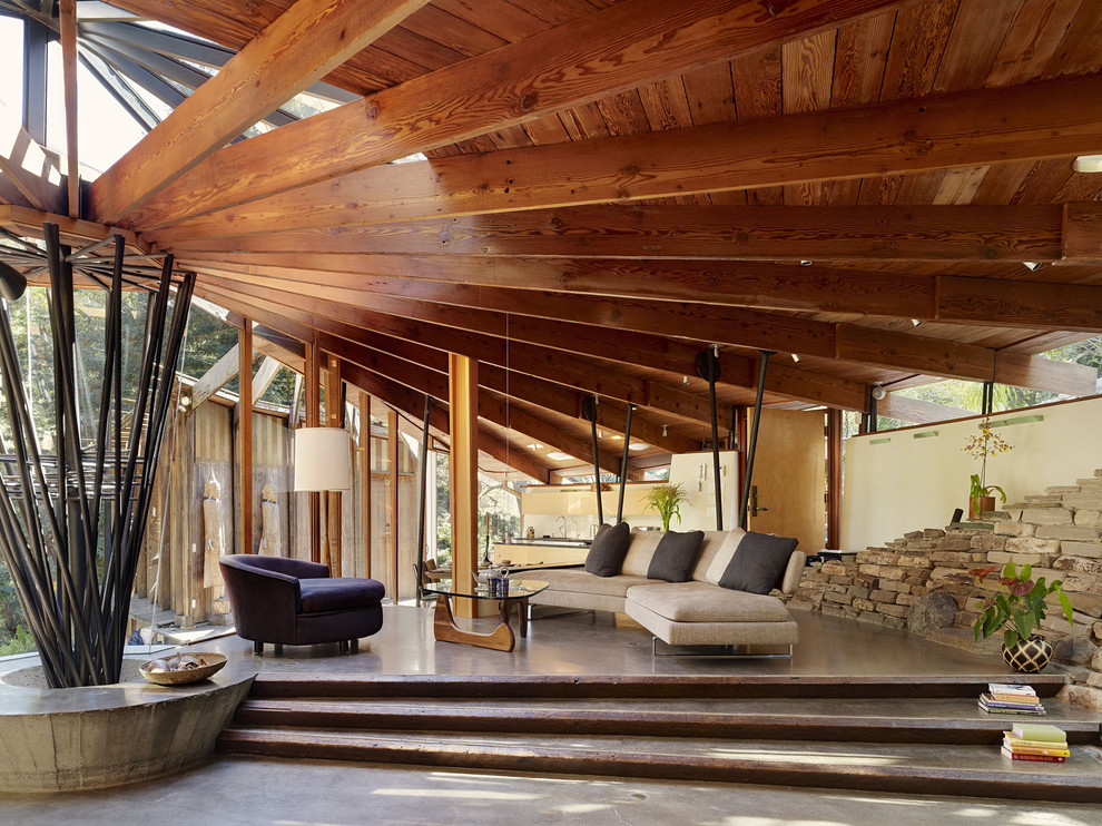 Inspiration for a contemporary living room remodel in San Francisco