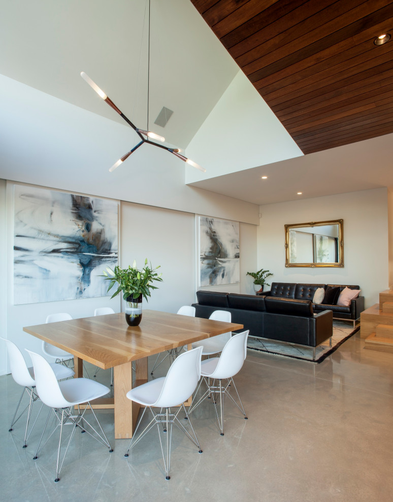 Modernes Wohnzimmer in Sydney