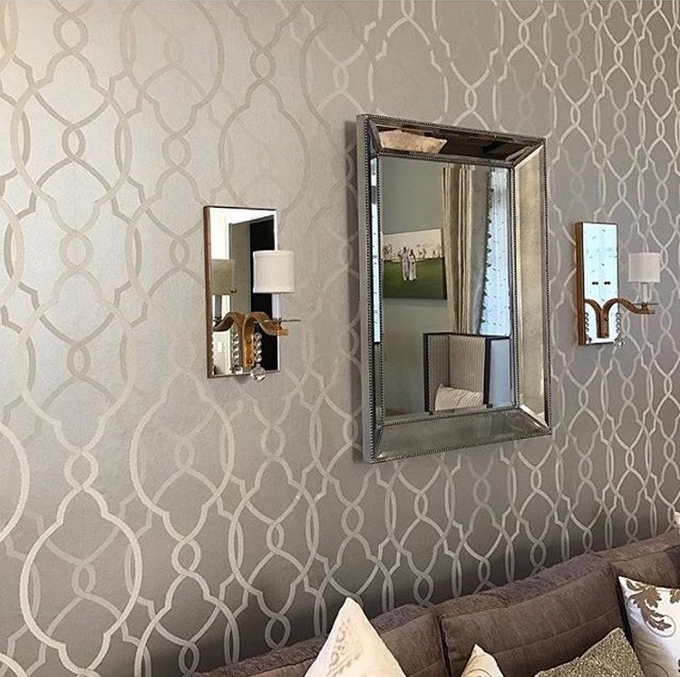 Wall Coverings Contemporary Living Room Orlando by Wall