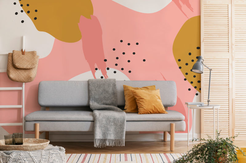 Wall Mural and Wallpaper Ideas Eclectic Living Room Other by