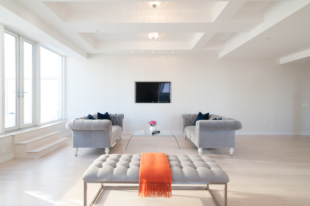 Wall Street Loft Contemporary Living Room New York by Pett