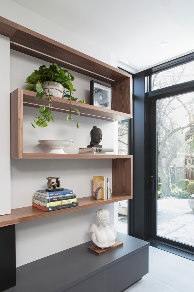 Wall Unit Sleek Functionality Modern Living Room
