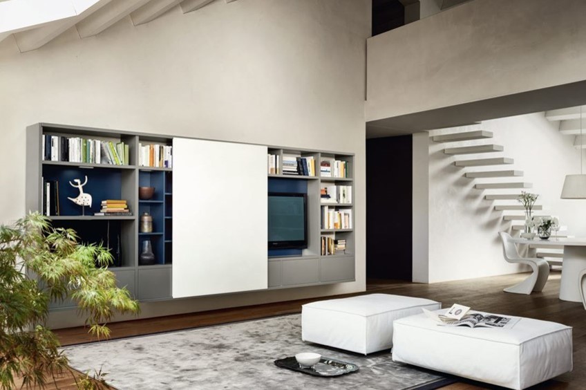 Wall Units Media Centers Floating Shelving Bookcases