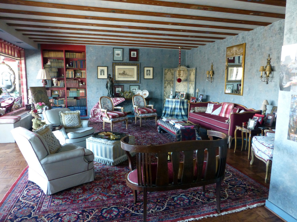 Wallpaper Sidewalls - Traditional - Living Room - Cleveland - by For