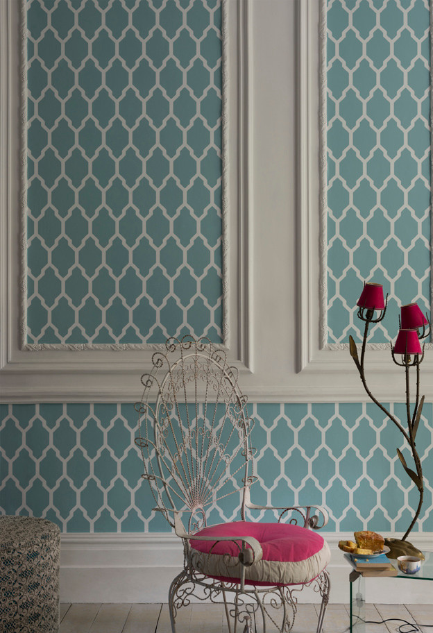 Wallpapers Eclectic Living Room Toronto by Monarch Paints Houzz
