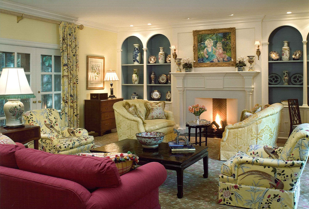 Walter Durham House Renovation Living Room Traditional Living