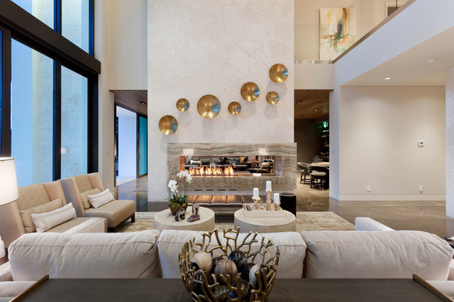 warm contemporary interior design